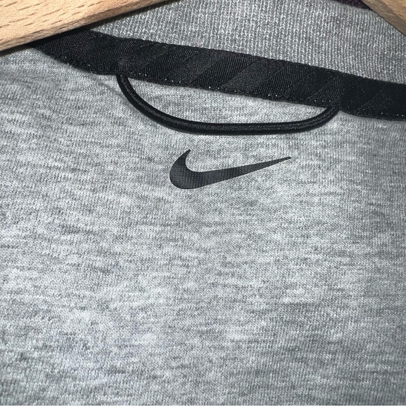 Nike NCAA Clemson Tigers Heavy Crew Neck Sweater Size Medium Grey Cotton - Picture 4 of 7